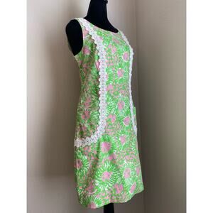 Lilly Pulitzer Shift Dress in Sunnyside Lion in Size 4